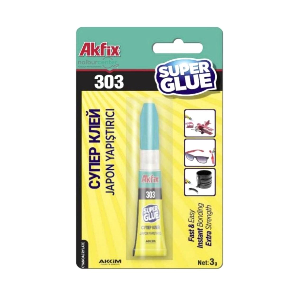 AKFİX 303 JAPON YAPIŞTIRICI 3GR (12)
